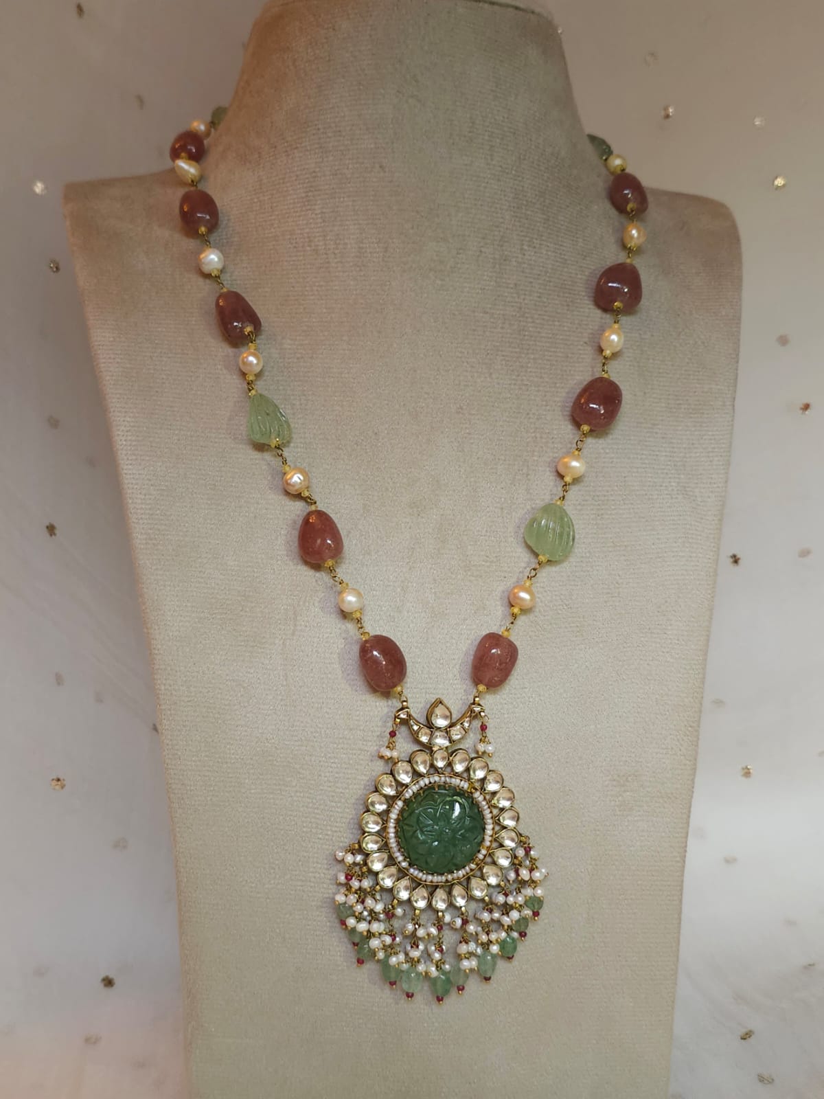Nathdwara haveli long necklace set