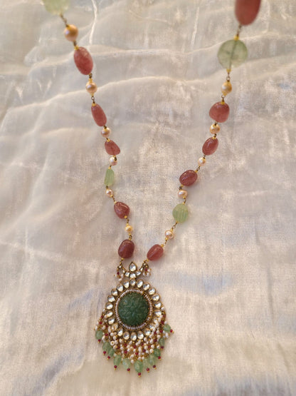 Nathdwara haveli long necklace set