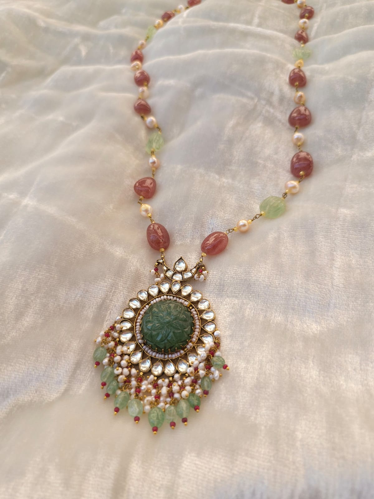 Nathdwara haveli long necklace set