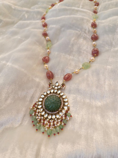 Nathdwara haveli long necklace set
