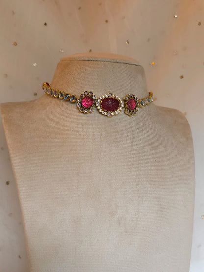 Pink pixie choker set