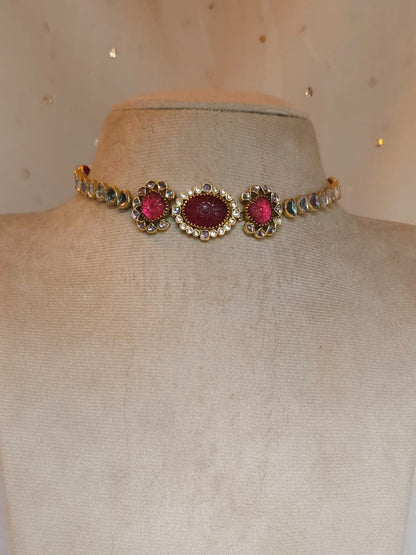 Pink pixie choker set