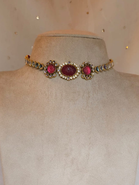 Pink pixie choker set