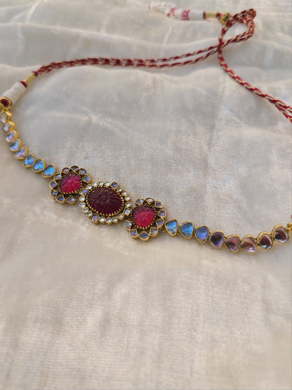 Pink pixie choker set