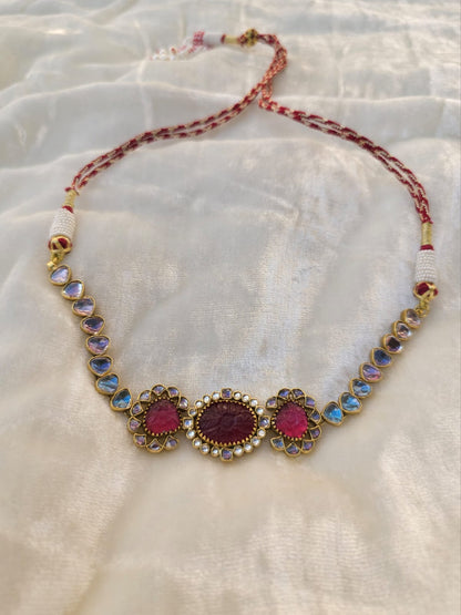 Pink pixie choker set