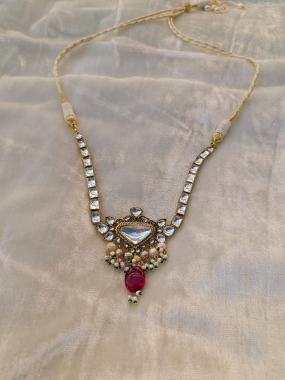 Auspicious pushya spinel necklace