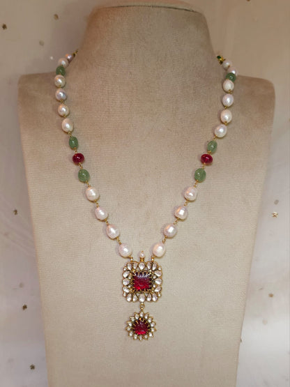 Raktagandha pearl necklace