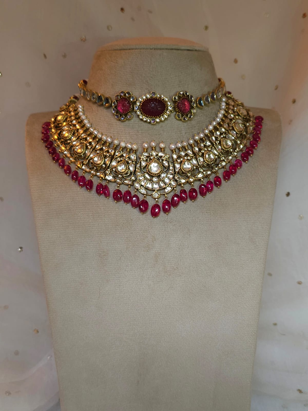 Queen of 19th century spinel necklace