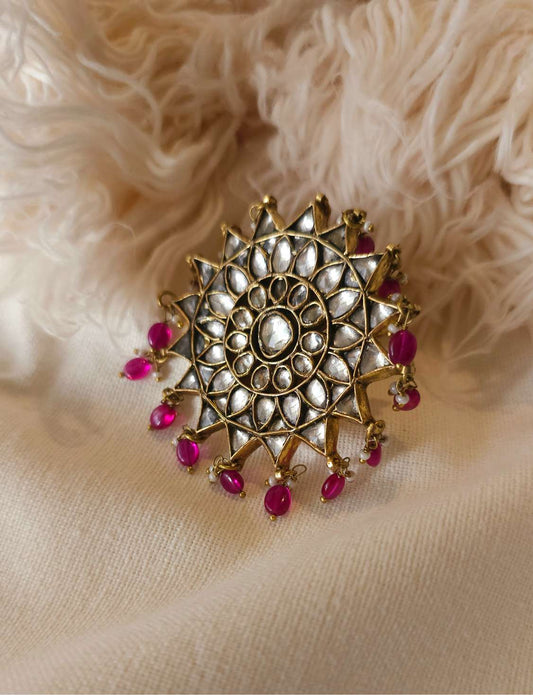 Hrdaya-Modana cocktail ring