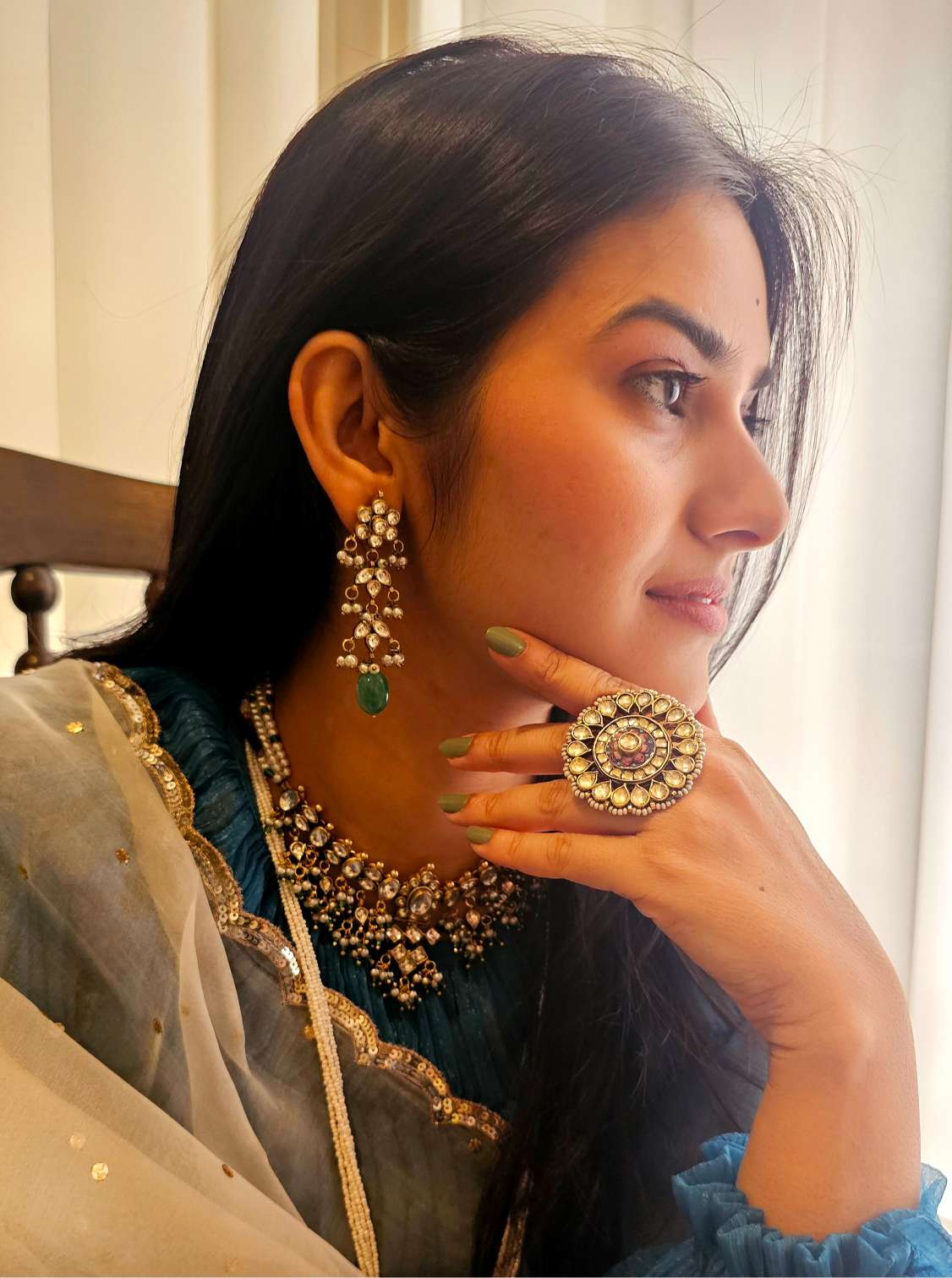 Hiranmayi cocktail ring