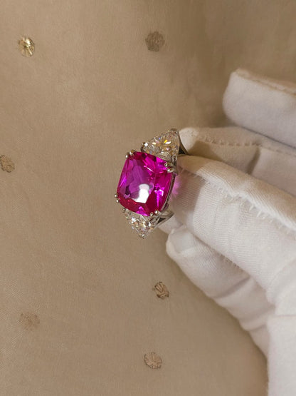 Miraval moissanite ring