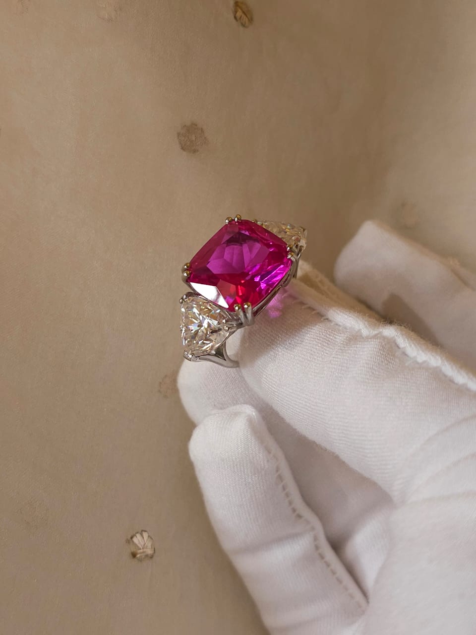 Miraval moissanite ring