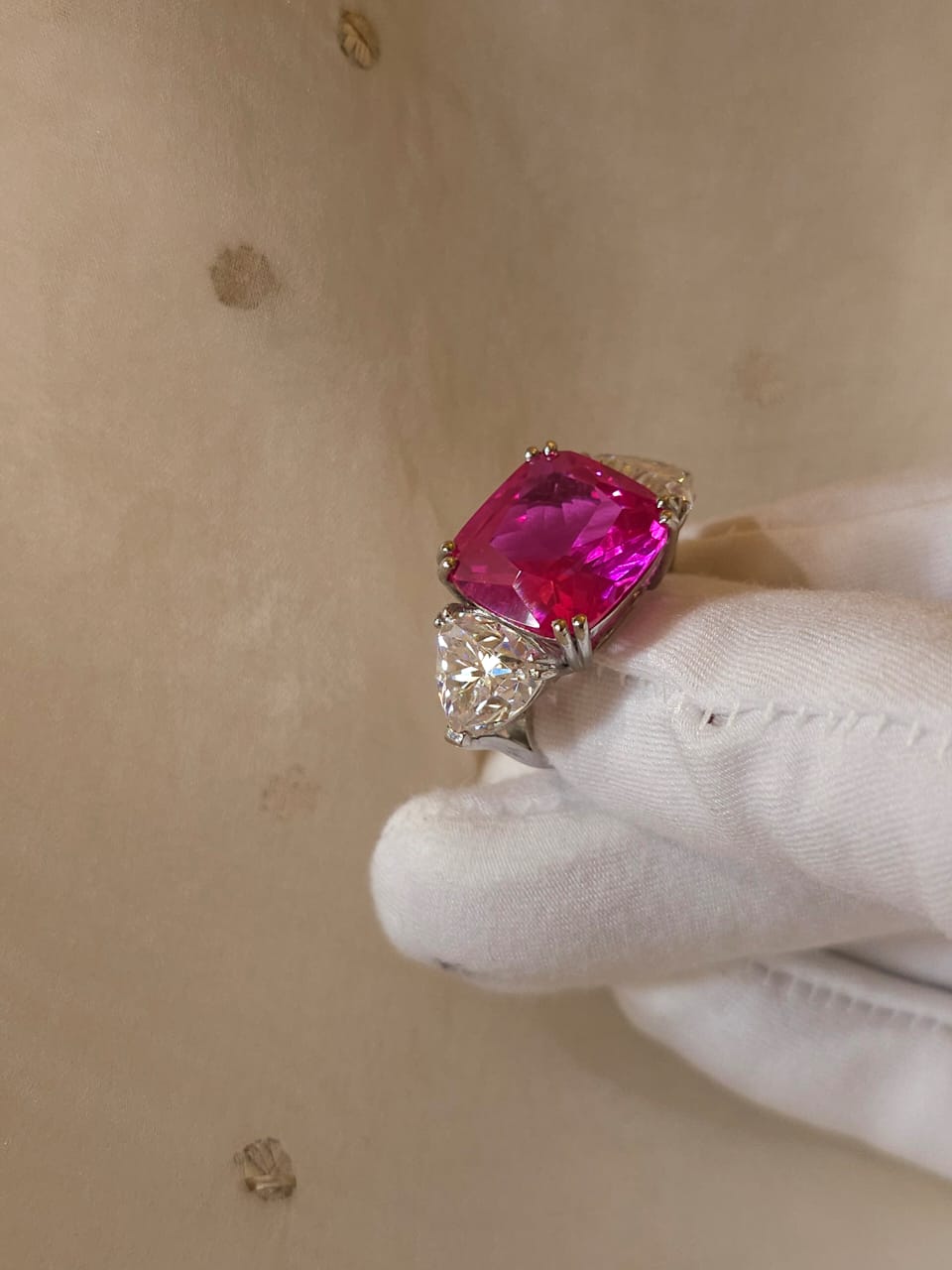 Miraval moissanite ring