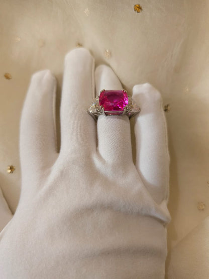 Miraval moissanite ring