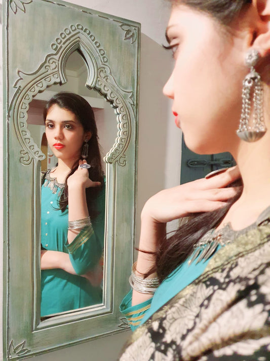 Oxidized earrings