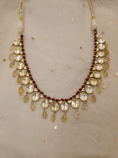 Vintage citrine necklace