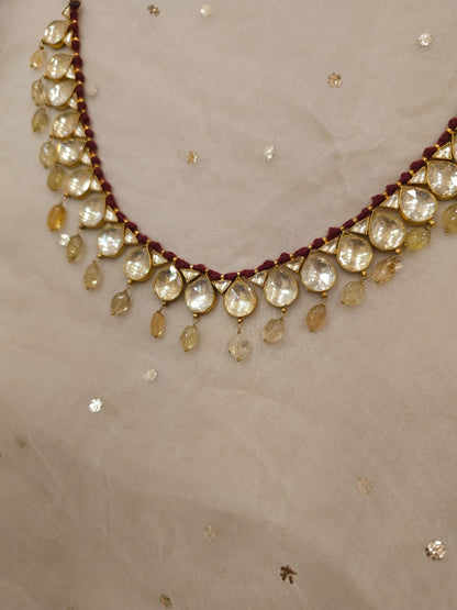 Vintage citrine necklace