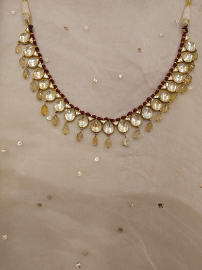Vintage citrine necklace