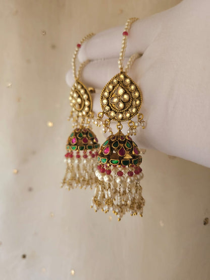 Lalgarh jhumkas