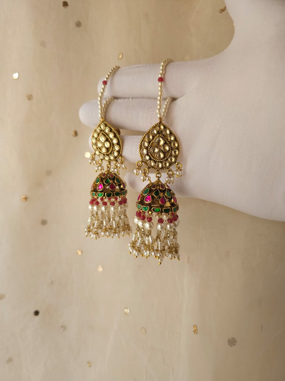 Lalgarh jhumkas
