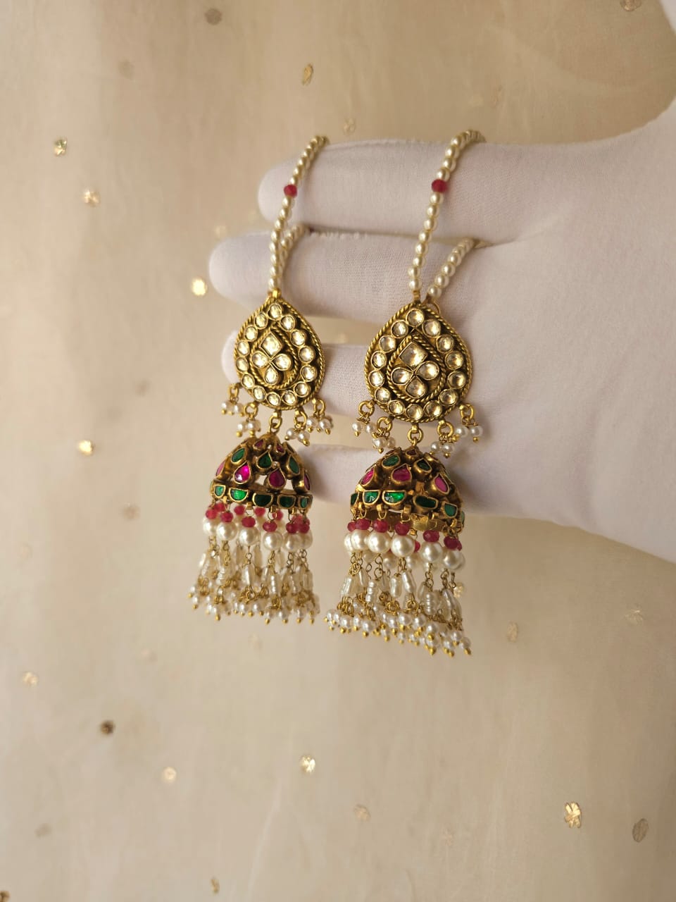 Lalgarh jhumkas