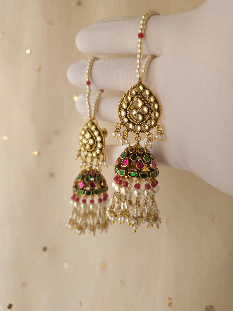 Lalgarh jhumkas