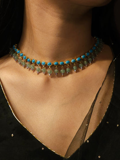 Khimsar turquoise necklace