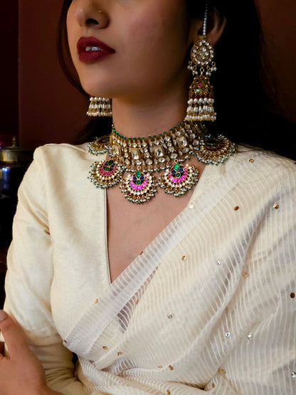 Vasant gangaur queen necklace