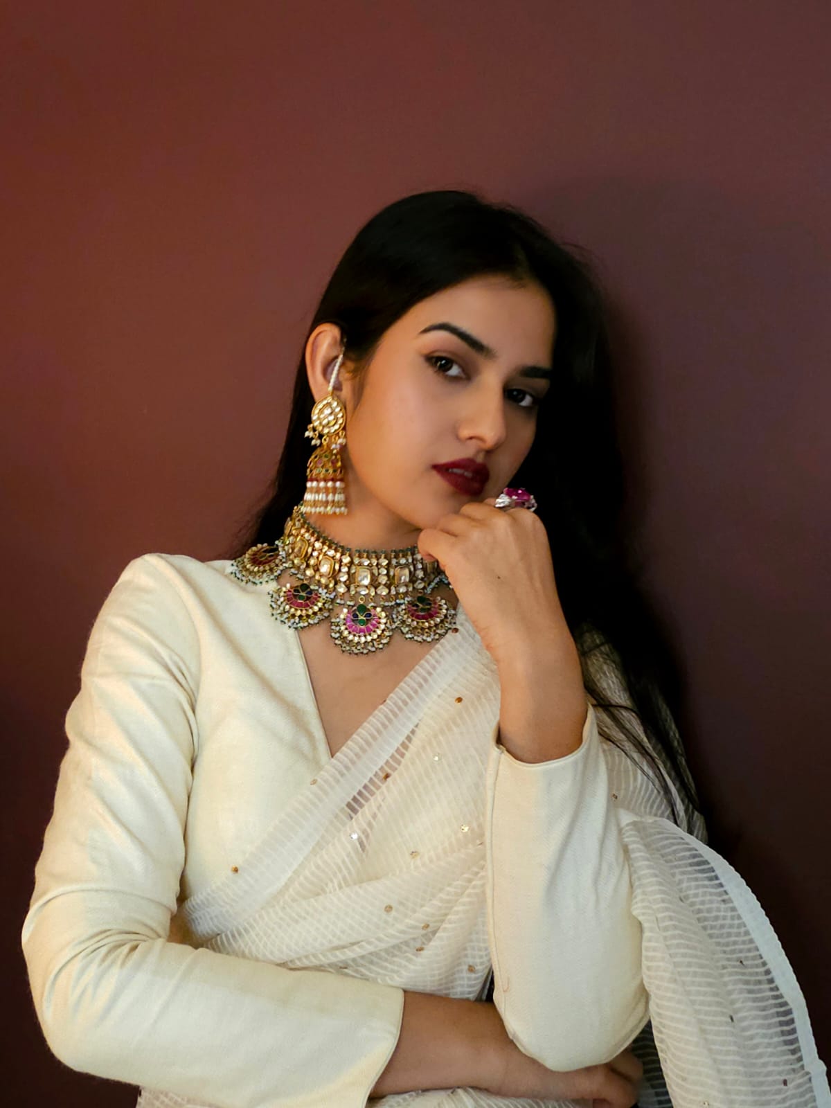 Vasant gangaur queen necklace