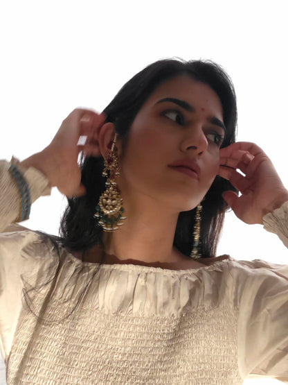 Pushkara beryl chandbali