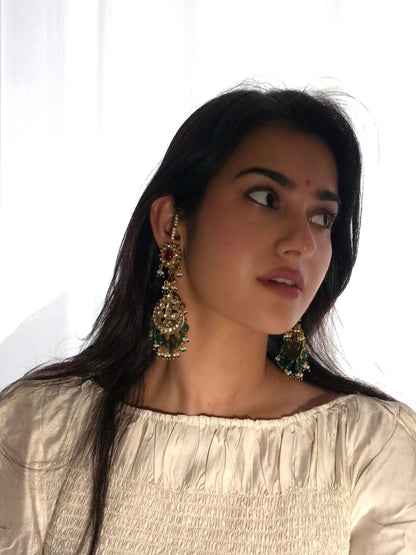 Pushkara beryl chandbali