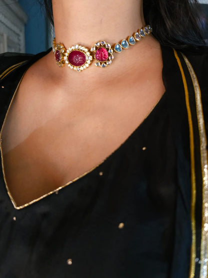 Pink pixie choker set