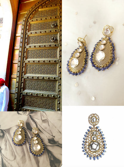 Udai pol lattice earrings