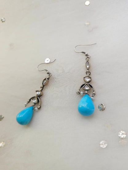 Globlue turquoise earrings