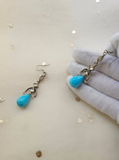 Globlue turquoise earrings