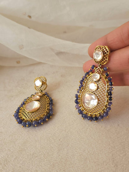 Udai pol lattice earrings