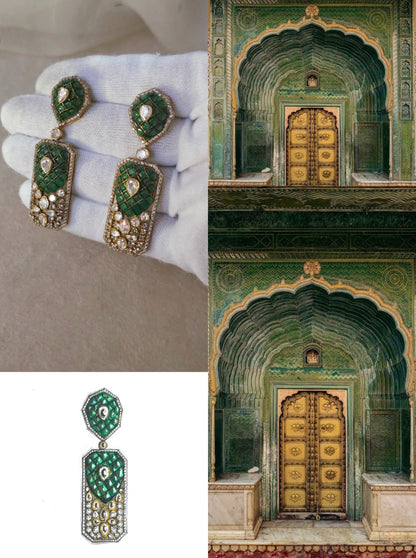 The green gate spring earrings