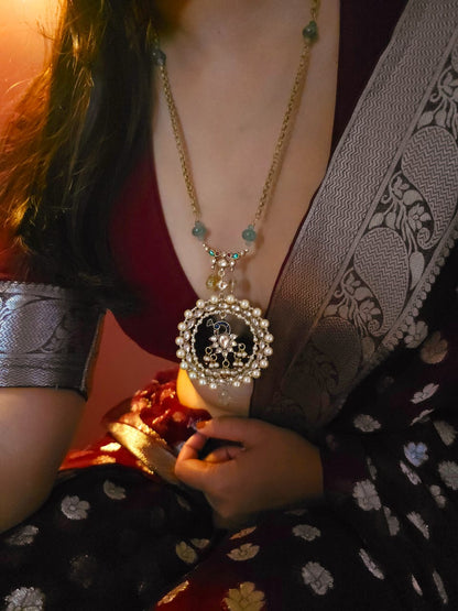 Vintage peacock necklace