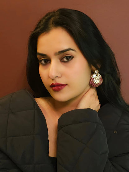 The rose dwar winter earrings