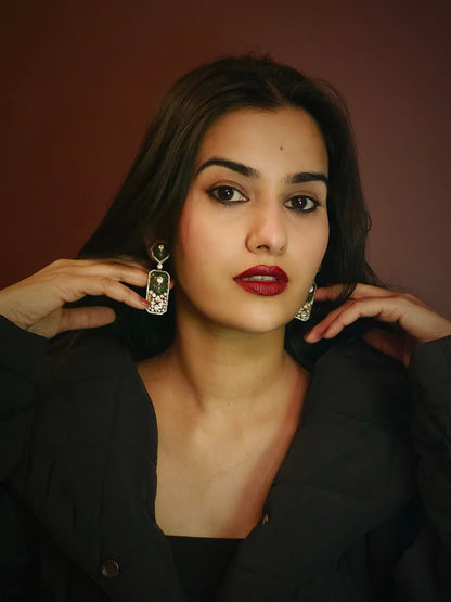 The green gate spring earrings