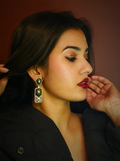 The green gate spring earrings
