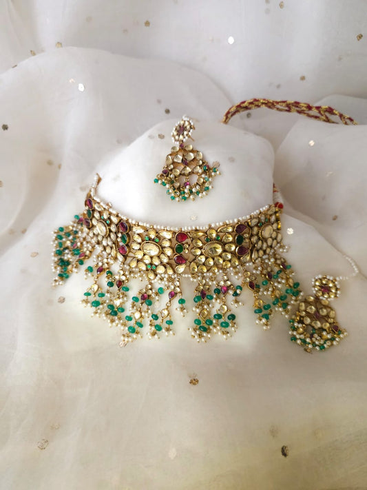 Banarasi choker necklace set