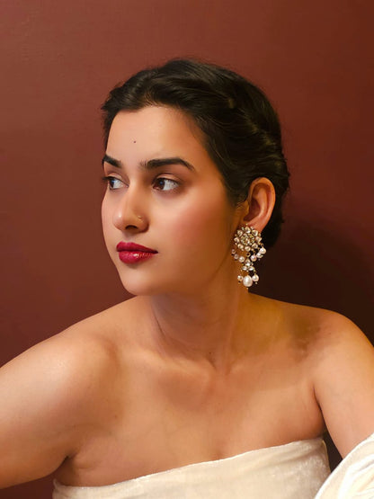 La luna pearl earrings