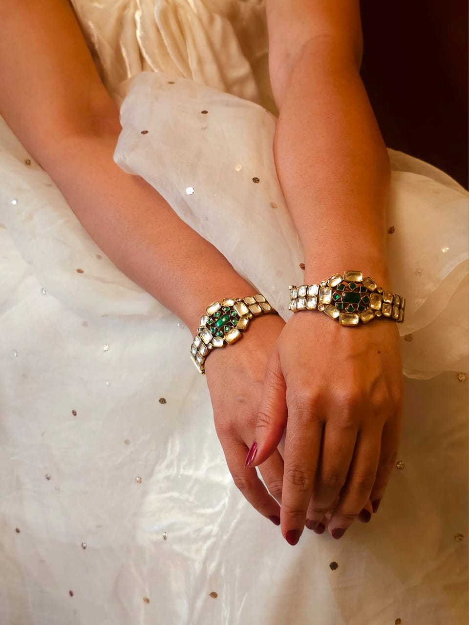The green gate oval bangle