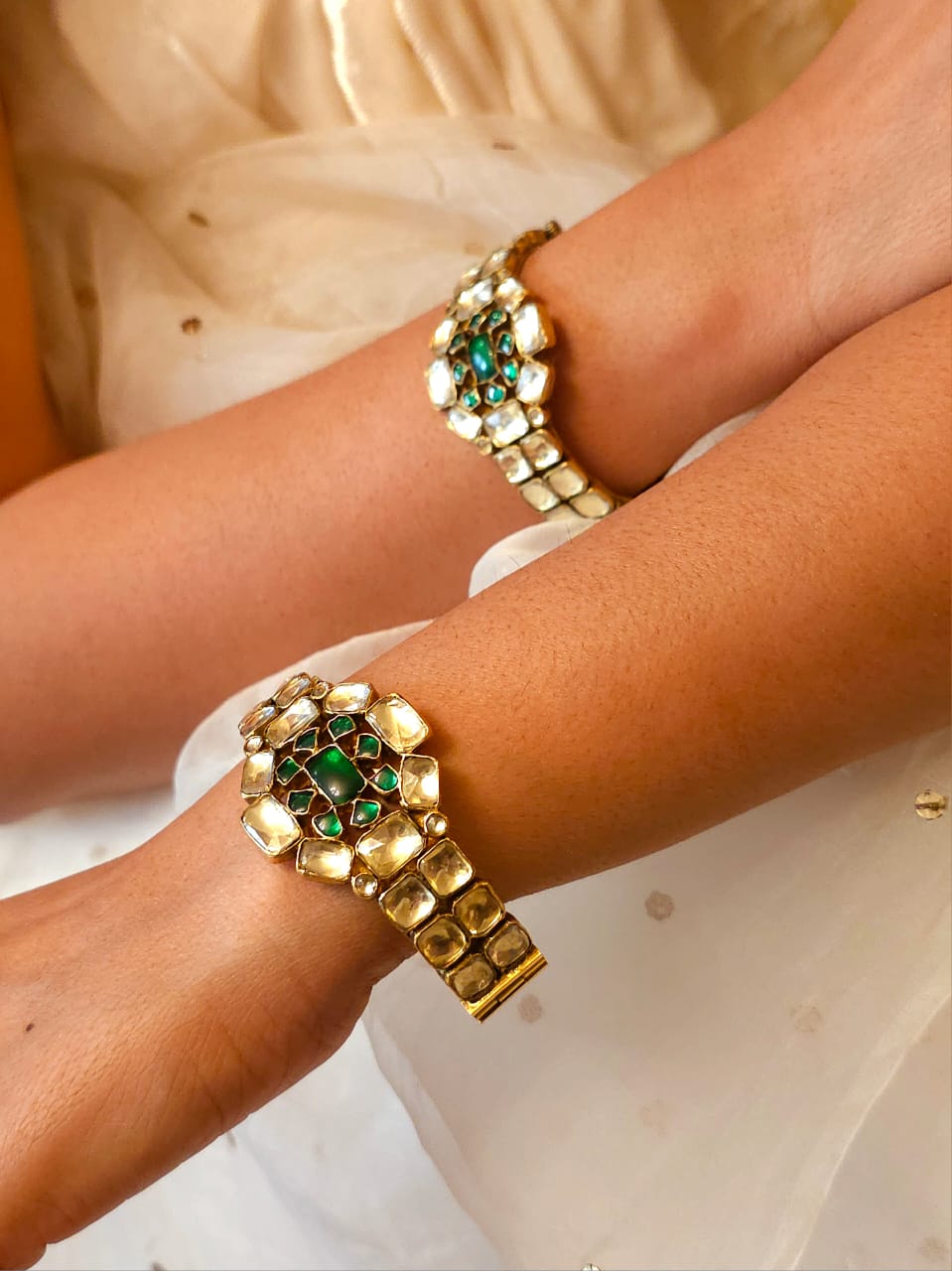 The green gate oval bangle