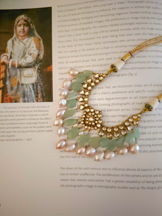 Madhumati antique silver necklace