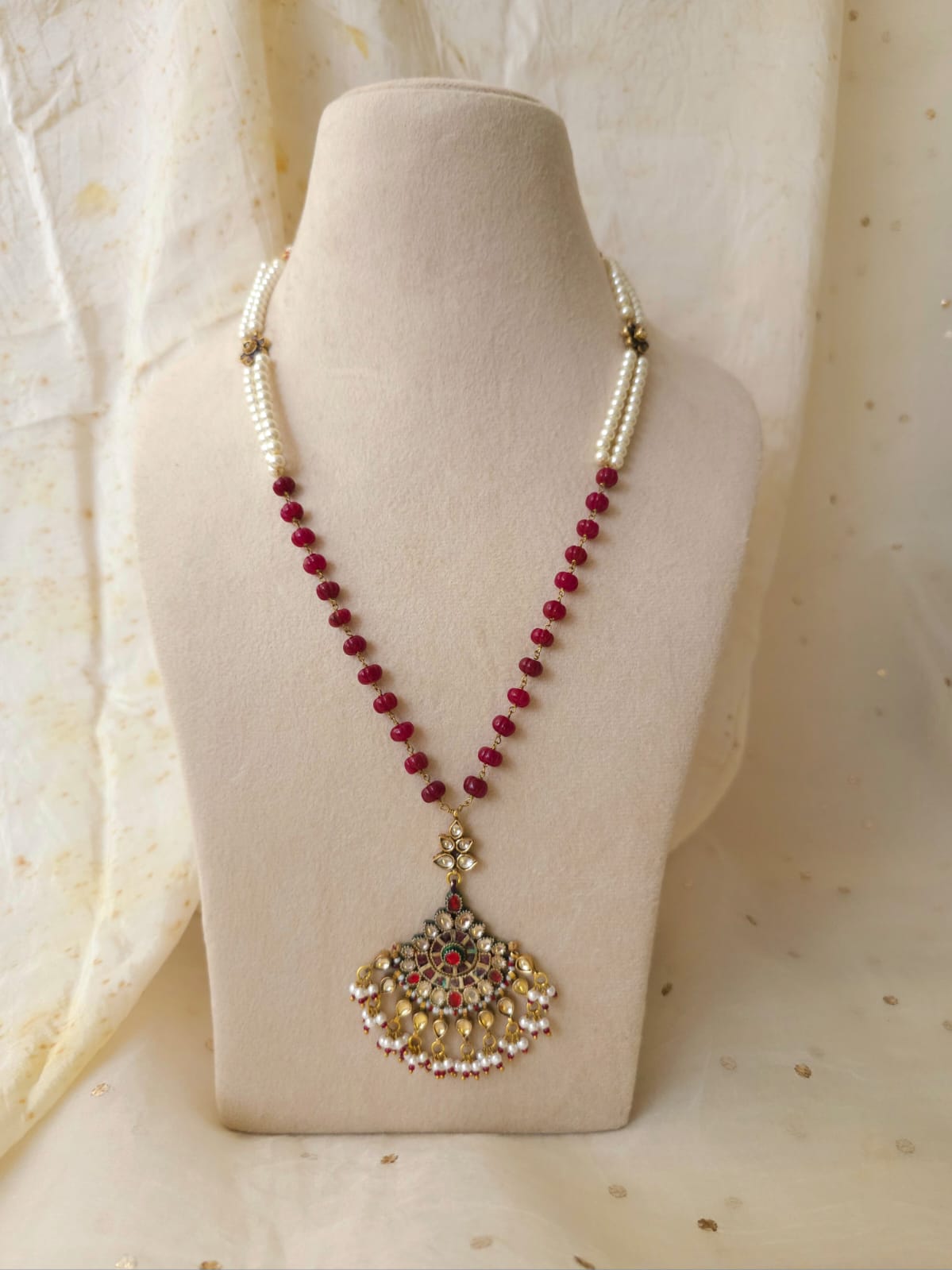 Jai garh antique necklace