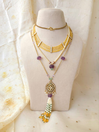 Suvarna kantha necklace