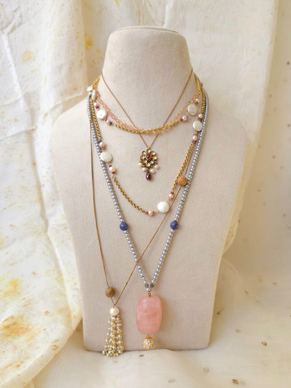 Coin pearl necklace 2