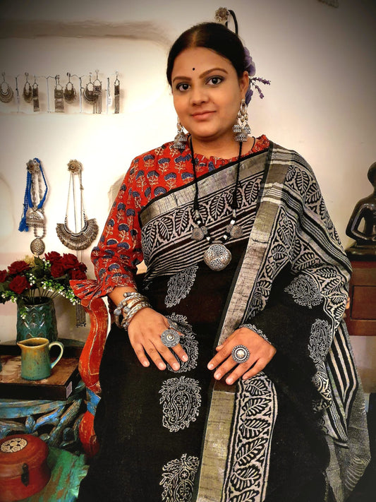 Oxidized earrings